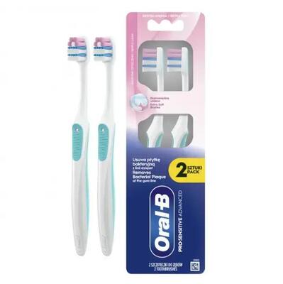 Зубная щетка Oral-B Pro-Sensitive Advanced экстрамягкая, 2 шт