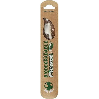 Зубная щетка Pierrot Ref.373 Green Soft биоразлагаемая мягкая