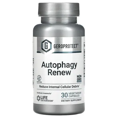 Формула довголіття Life Extension GeroProtect Autophagy Renew, 30 вегетаріанських капсул