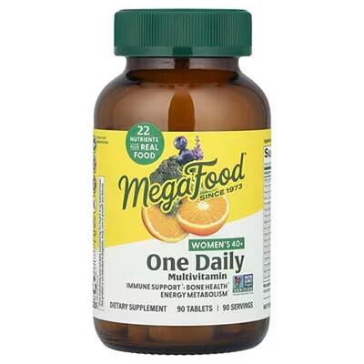 Мультивитамины для женщин 40+ MegaFood Women Over 40 One Daily, 90 таблеток