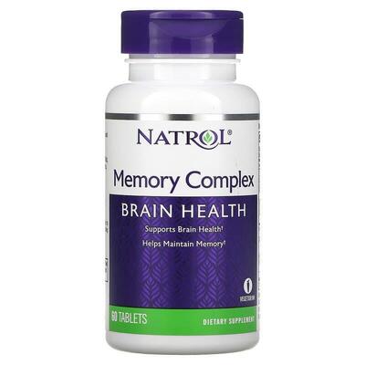 Комплекс для памяти Natrol Memory Complex Brain Health, 60 таблеток