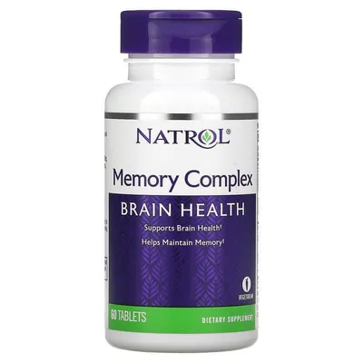 Комплекс для пам'яті Natrol Memory Complex Brain Health, 60 таблеток