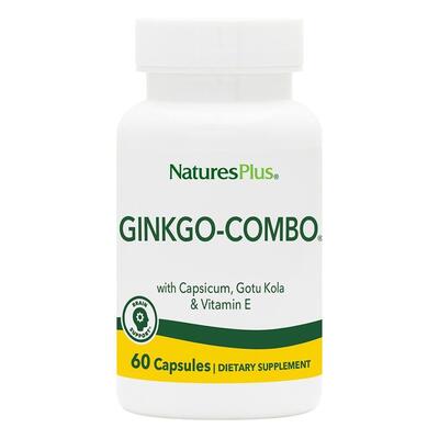Гинкго Билоба комбо Nature's Plus Ginkgo-Combo, 60 капсул