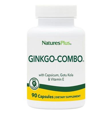 Гинкго Билоба комбо Nature's Plus Ginkgo-Combo, 90 капсул