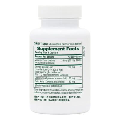 Гинкго Билоба комбо Nature's Plus Ginkgo-Combo, 90 капсул