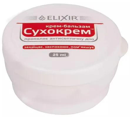 Крем-бальзам Elixir Сухокрем, 25 мл