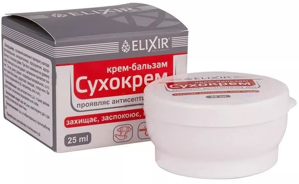Крем-бальзам Сухокрем Elixir, 25 мл