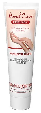 Крем-бальзам для рук Elixir Молодість Шкіри з вітамінним комплексом, 75 мл