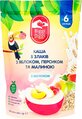 Каша молочная Biggi Diggi быстрорастворимая 5 злаков с яблоком, персиком и малиной для детей с 6 месяцев, 200 г