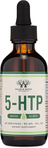 5-HTP Double Wood 5-HTP Liquid Drops, 60 мл