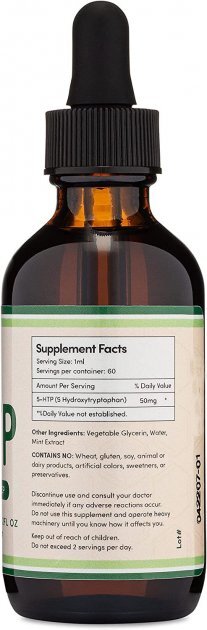 5-HTP Double Wood 5-HTP Liquid Drops, 60 мл