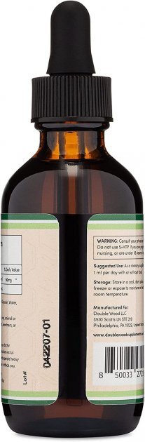 5-HTP Double Wood 5-HTP Liquid Drops, 60 мл