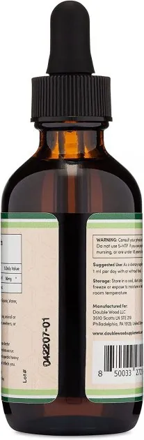 5-HTP Double Wood 5-HTP Liquid Drops, 60 мл