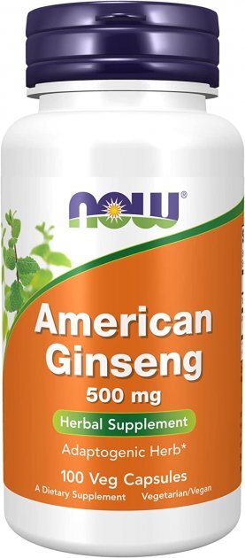 Американский женьшень NOW American Ginseng Extract, 100 капсул