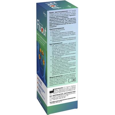 Флюаут Solution Pharm спрей для носа на основе растительных экстрактов и масел по 15 мл во флак.