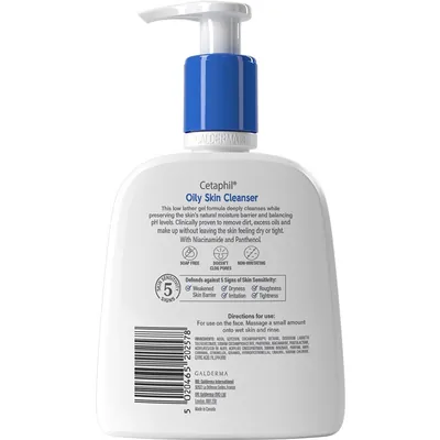 Засіб для обличчя Cetaphil Oily Skin Cleanser для очищення жирної шкіри, 236 мл