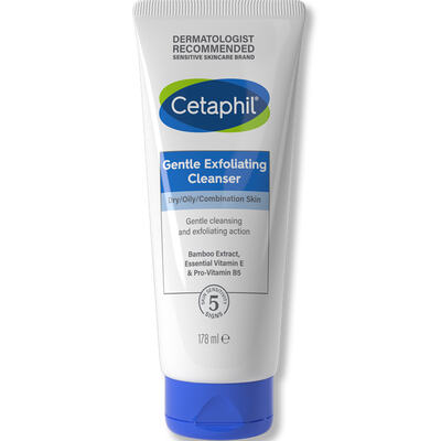 Скраб для лица Cetaphil Gentle Exfoliating Cleanser Scrub нежный отшелушивающий очищающий, 178 мл