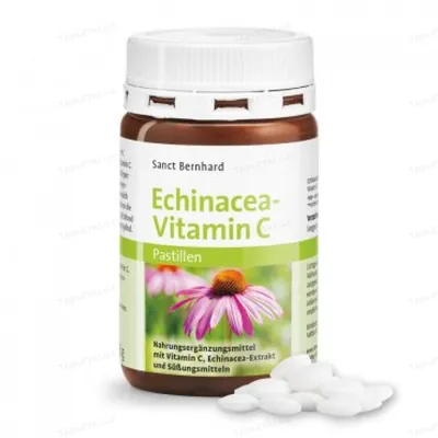 Пастилки з вітаміном С ехінацеї Sanct Bernhard Echinacea-Vitamin-C-Pastillen, 200 пастилок