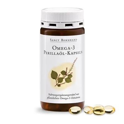 Омега-3 з Перілли Sanct Bernhard Omega-3 500 мг (ALA 300 мг), 150 капсул