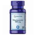 Ніацинамід Puritan's Pride Niacinamide 500 мг, 100 таблеток
