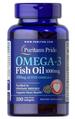 Омега-3 рыбий жир Puritan's Pride Omega-3 Fish Oil 1000 мг, 100 гелевих капсул