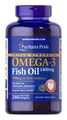 Омега-3 риб'ячий жир Puritan's Pride Omega-3 Fish Oil Triple Strength 1400 мг, 240 гелевих капсул