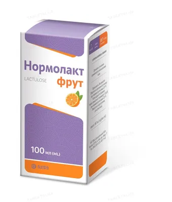Нормолакт фрут сироп 667 мг/мл по 100 мл у бан. (флак.)