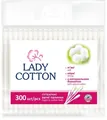 Ватні палички Lady Cotton в пакеті, 300 шт