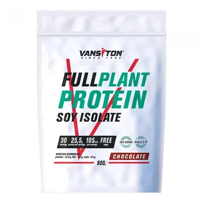 Протеїн соєвий ізолят Vansiton Full Plant Protein, шоколад, 900 г