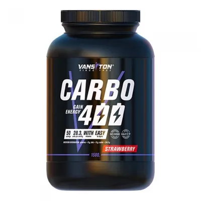 Вуглеводи Vansiton Carbo 400 Energy, полуниця, 1500 г
