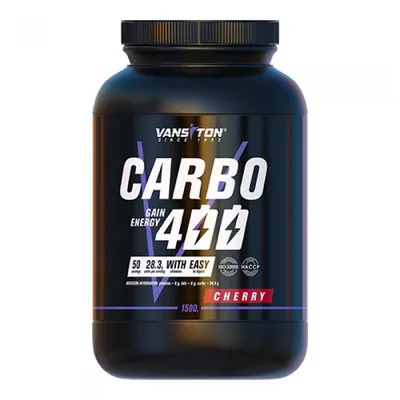 Вуглеводи Vansiton Carbo 400 Energy, вишня, 1500 г