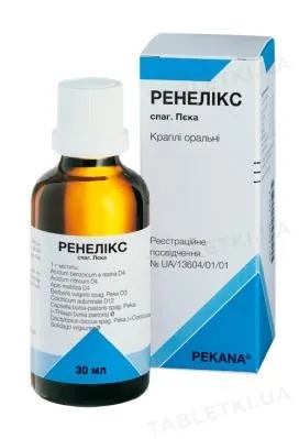 Ренелікс спаг пєка краплі ор. по 30 мл у флак.