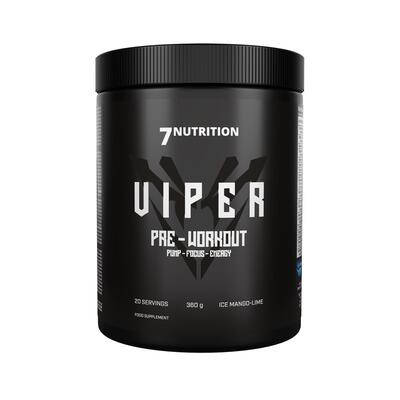 Предтренировочный комплекс 7Nutrition VIPER Pre-workout Ice Mango - Lime, 360 г (20 порций)