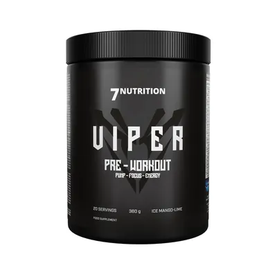 Передтренувальний комплекс 7Nutrition VIPER манго-лайм, 360 г (20 порцій)