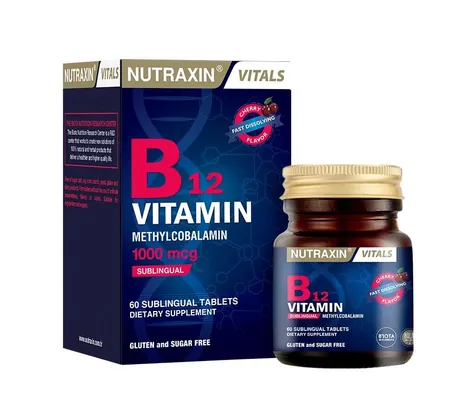 Вітамін В12 Nutraxin Vitamin В12 1000 мкг таблетки сублінгвальні №60