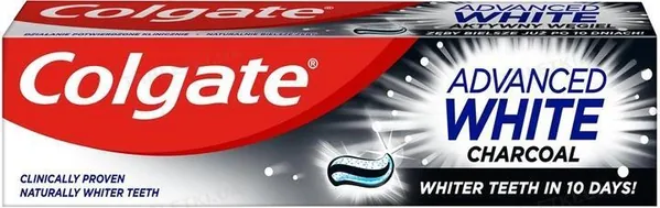 Зубна паста Colgate Advanced White Charcoal відбілююча з вугіллям, 100 мл
