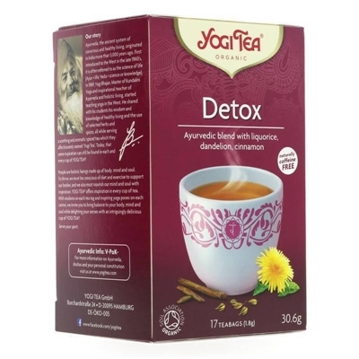 Чай Yogi Tea "Детокс", 17 пакетиків