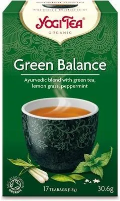 Чай Yogi Tea "Зелений баланс", 17 пакетиків