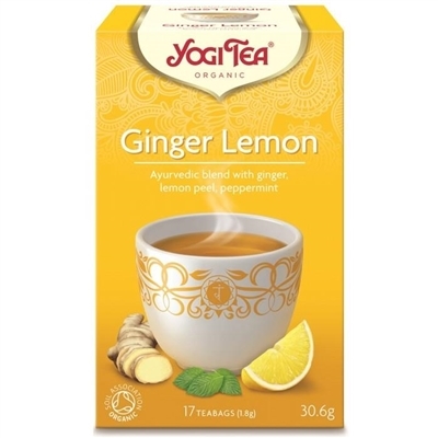 Чай Yogi Tea "Имбирь и лимон", 17 пакетиков