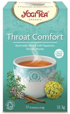 Чай Yogi Tea "Комфорт горла", 17 пакетиків
