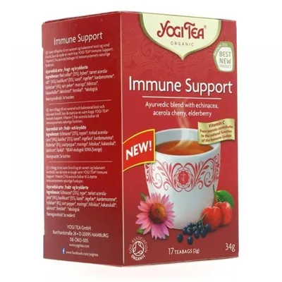 Чай Yogi Tea "Підтримка імунітету", 17 пакетиків