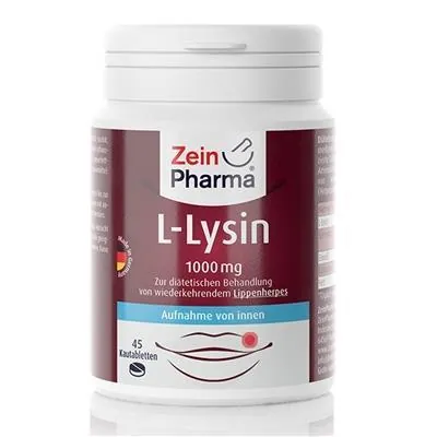 L-лізин ZeinPharma капсули по 1000 мг №45