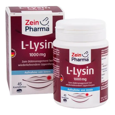 L-лізин ZeinPharma капсули по 1000 мг №45