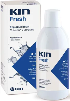 Ополіскувач для ротової порожнини Kin Fresh для свіжого подиху, 500 мл