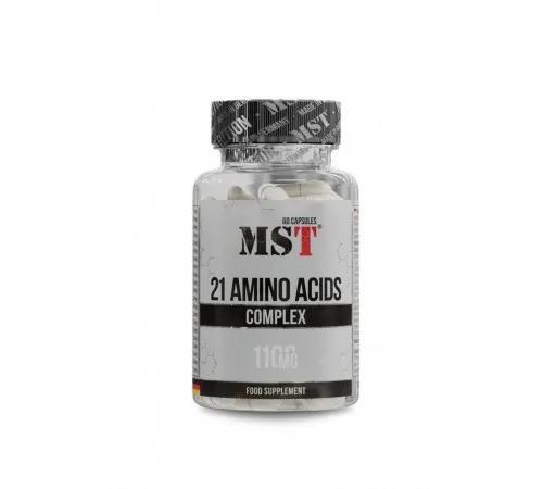 Аминокислотный комплекс MST Nutrition 21 Амино Acids complex, 60 капсул