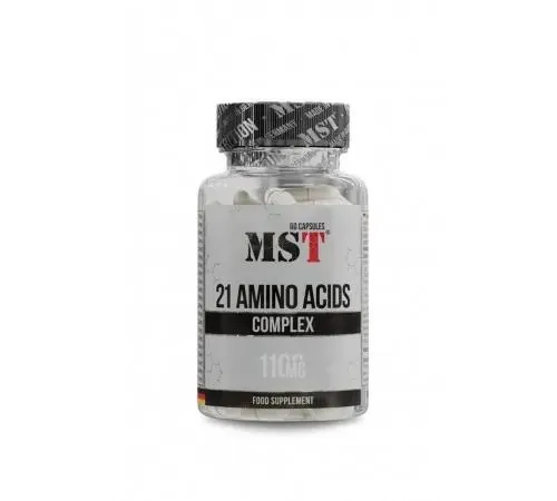 Амінокислотний комплекс MST Nutrition 21 Аmino Acids complex, 60 капсул
