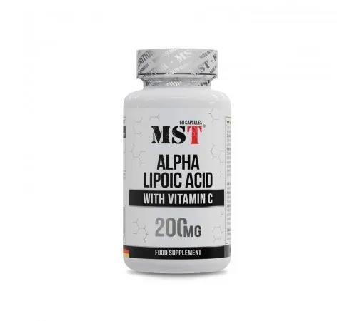 Альфа-липоевая кислота MST Nutrition Alpha Lipoic Acid with Vitamin C 200 мг, 60 капсул