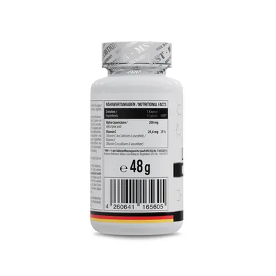 Альфа-ліпоєва кислота та вітамін С MST Nutrition Alpha Lipoic Acid with Vitamin C 200 мг, 60 капсул