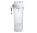 Шейкер SmartShake Slim Neon Pure White, 500 мл