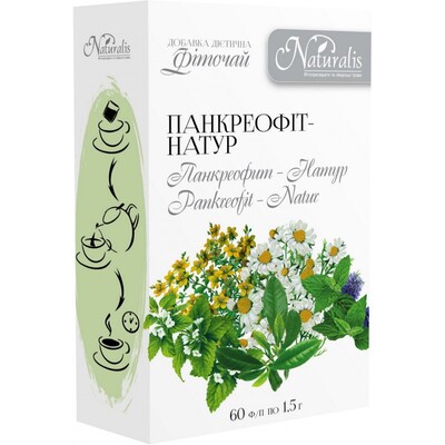Фиточай Naturalis Панкреофит-натур по 1,5 г №60 в фил.-пак.
